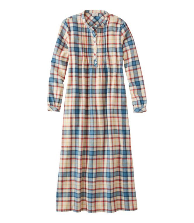 Women's Scotch Plaid Flannel Nightgown