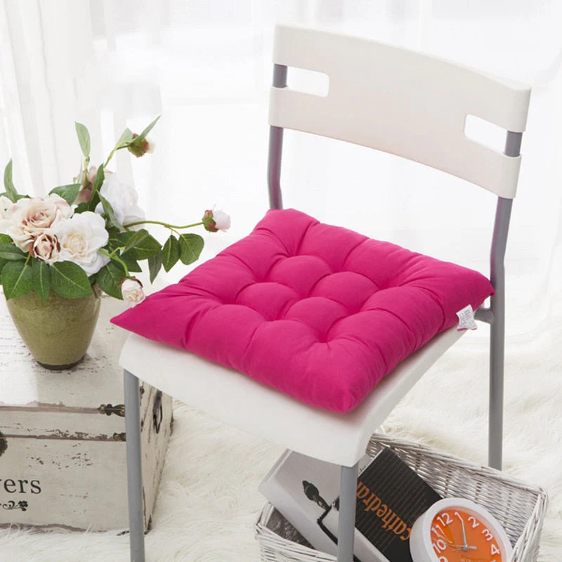 HULIANFU Winter Home Chair Cushion New Outdoor Thick Cushion Pad Office Dining Chair Mattress Pure Sofa Chair Back Pad Comfort Square - Deanwangkt