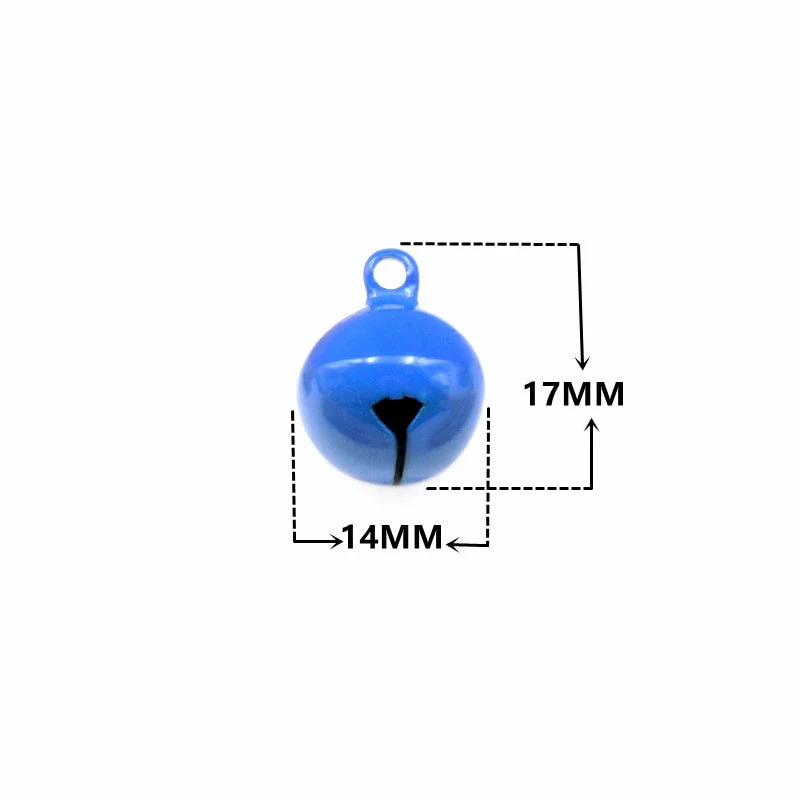 HULIANFU  15PCS Beautiful Metal Bells Loose Beads Jingle Bell For Christmas Party Crafts Decoration DIY Make Earrings Pendants Material - Deanwangkt