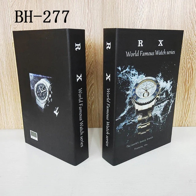 HULIANFU Ins Fashion Fake Books for Decoration Home Decor Coffee Table Book Simulation Prop Book Model Hotel Room Unopenable Box Book - Deanwangkt