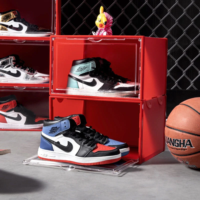HULIANFU Transparent Anti-oxidation Shoe Box Aj Shoe Storage Box Household Drawer Type Dust-proof Plastic Shoe Display Stand - Deanwangkt