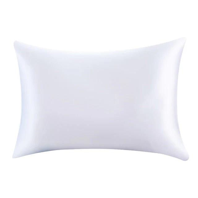 HULIANFU Pure Emulation Silk Satin Pillowcase Comfortable Pillow Cover Pillowcase For Bed Throw Single Pillow Covers - Deanwangkt