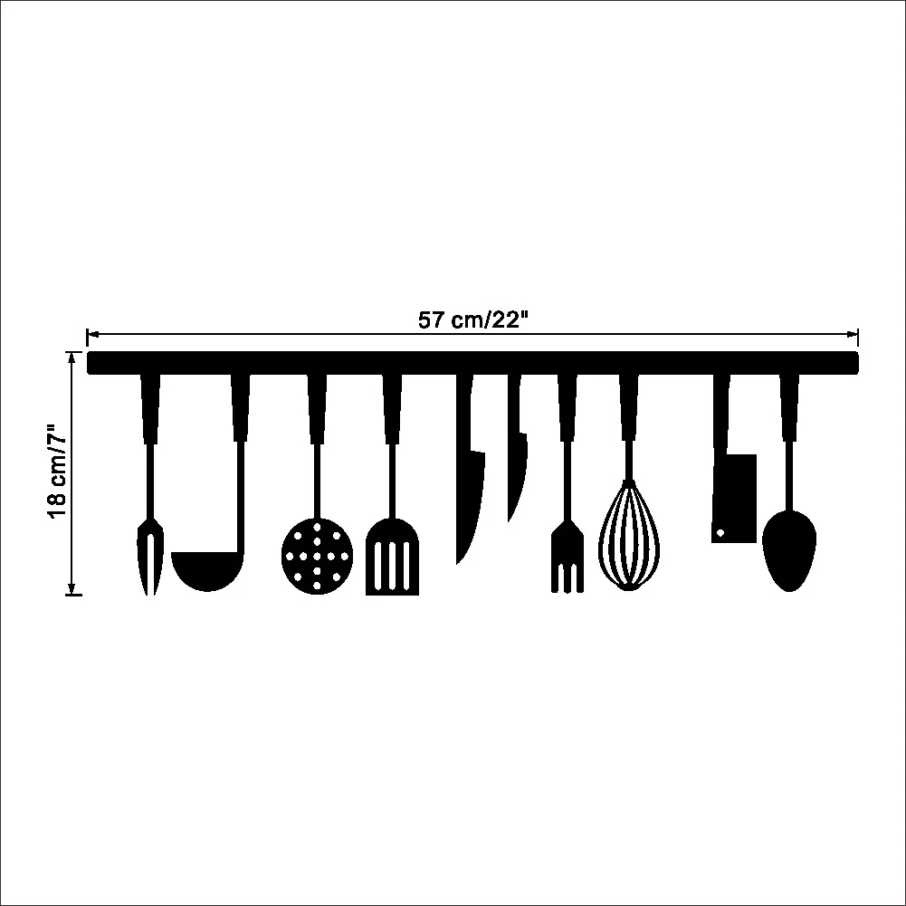 HULIANFU Kitchen Wall Stickers Vinyl Wall Decals for Kitchen English Quote Home Decor Art Decorative Stickers PVC Dining Room For Bar PVC - Deanwangkt