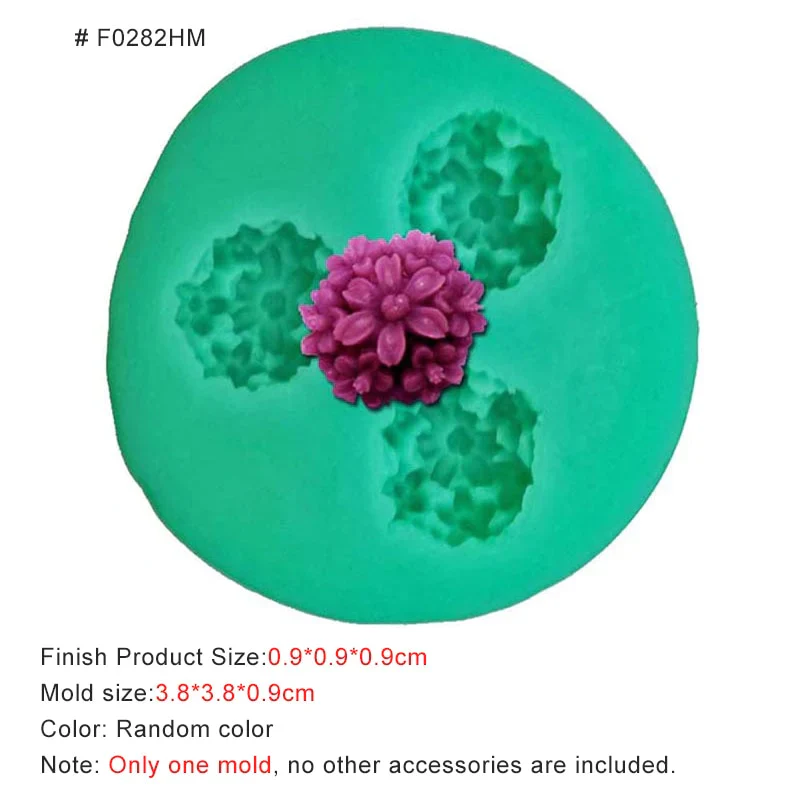 HULIANFU New Mini Flowers Series Silicone Mold DIY Handmade Fondant Cake Baking Chocolate Sugar Cake Tool Resin Polymer Clay Making Mould - Deanwangkt