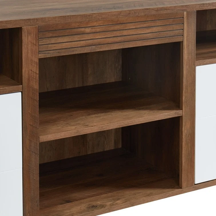 60 Wood Media Console TV Stand Classic Entertainment Center