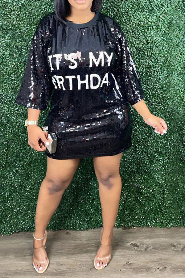 hulianfu Sequined On-trend Mini Dress - Deanwangkt