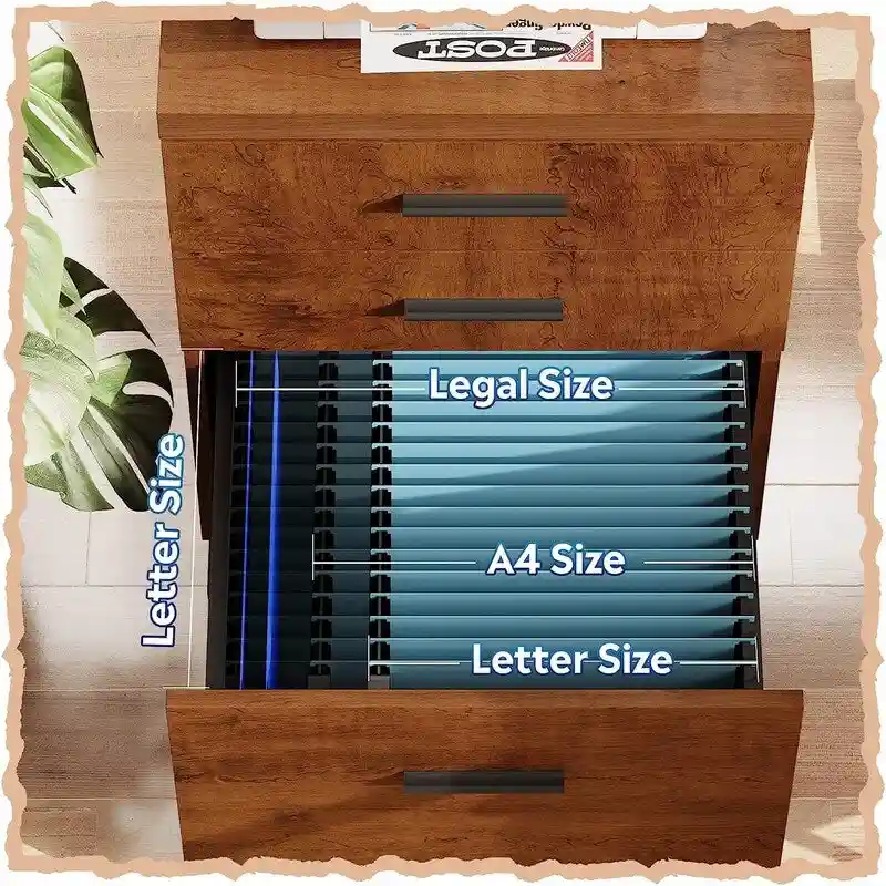 3 Drawer File Cabinet - 15.4D x 18.5W x 25.6H