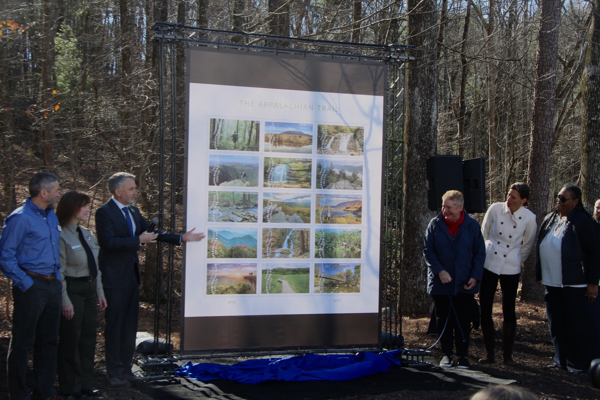 How people celebrated the debut of these USPS “Forever Stamps” highlighting the Appalachian Trail - TWENTYSTAMPS
