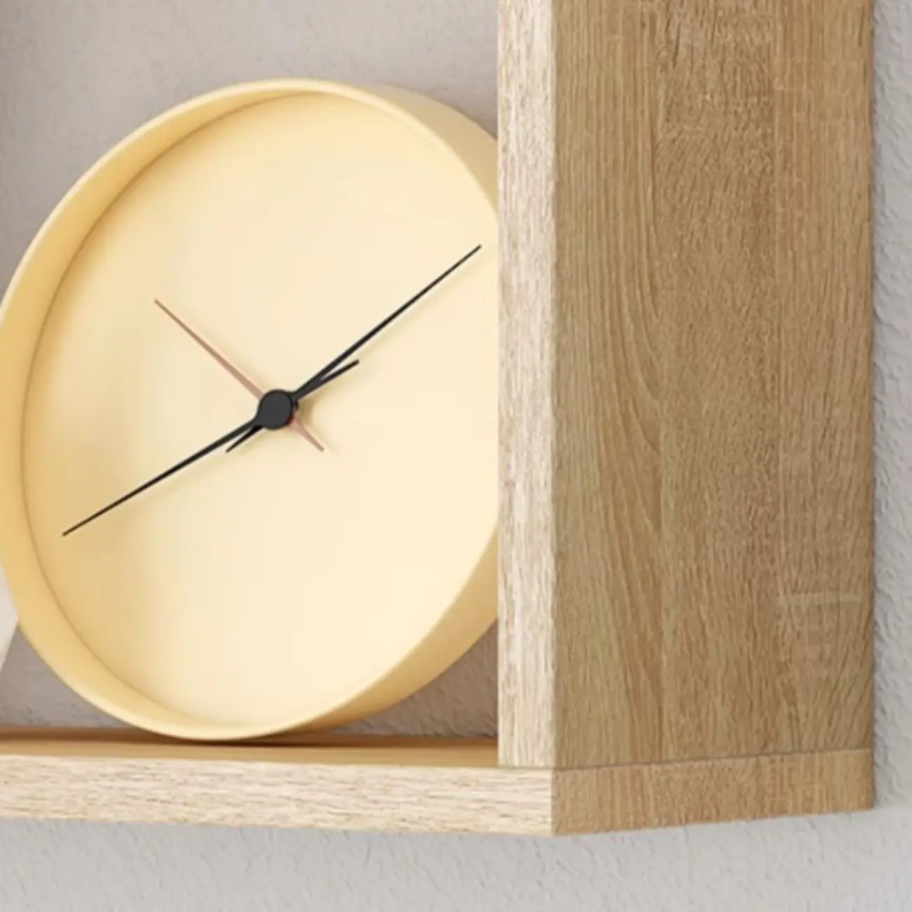 Modern Wooden 3-Tier Open Back Wall-Mounted Bookcase