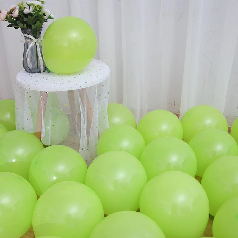 HULIANFU Latex Balloons 10 inch Large Helium Party Balloons for Wedding Birthday Party Supplies Ceremony Decorations 30/50/100 pcs - Deanwangkt