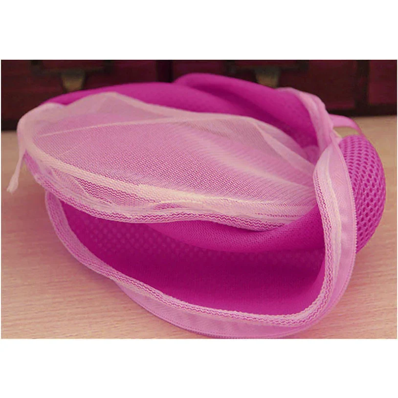 HULIANFU Modern Fashion High Quality Women Bra Laundry Lingerie Washing Hosiery Saver Protect Mesh Small Wash Bag Zipper organizer bag - Deanwangkt