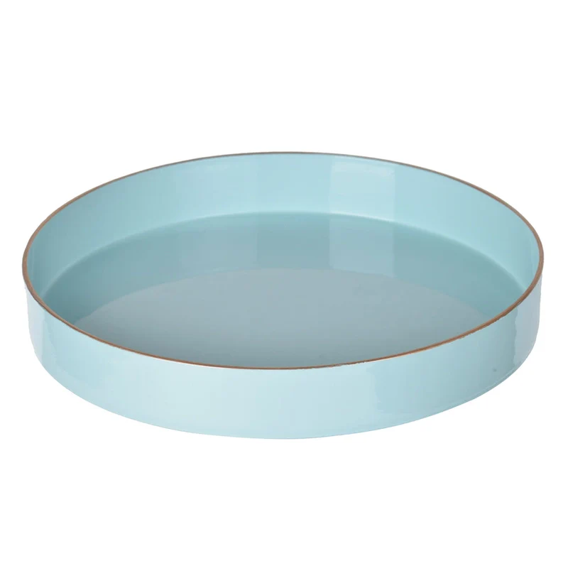 Mimosa Round Tray - Powder Blue