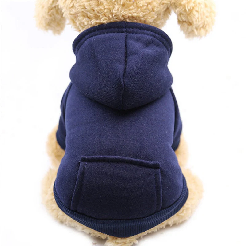 HULIANFU Pet Dog Clothes For Small Dogs Clothing Warm Clothing for Dogs Coat Puppy Outfit Pet Clothes for Large Dog Hoodies Chihuahua - Deanwangkt