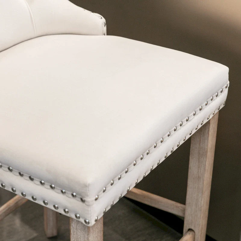 Velvet Upholstered Barstools