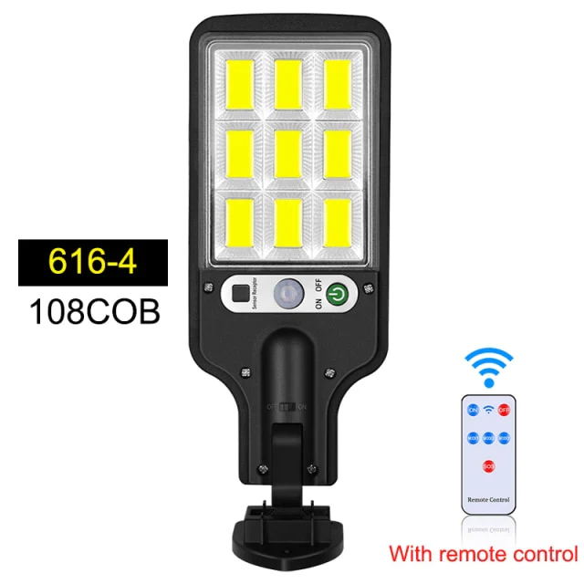 HULIANFU Outdoor Solar Lamp Solar Street Lights With 3 Light Mode Waterproof Motion Sensor Security Lighting for Garden Patio Path Yard - Deanwangkt