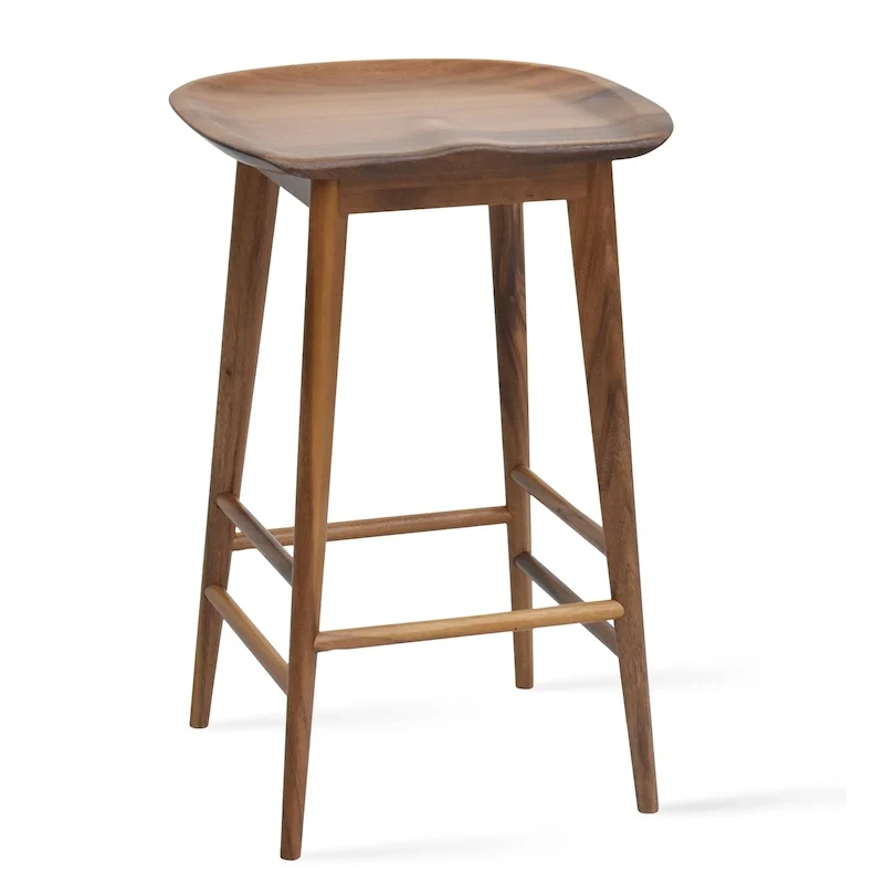 Steve Silver Hendry Backless Solid Acacia Counter Stool - Counter Stool