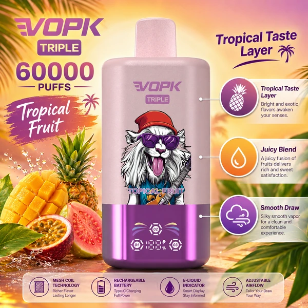 Tropikalny design VOPK Triple 60K
