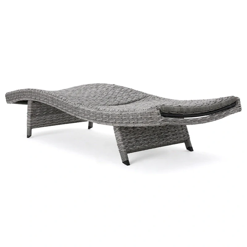 Crete Wicker Chaise Lounge