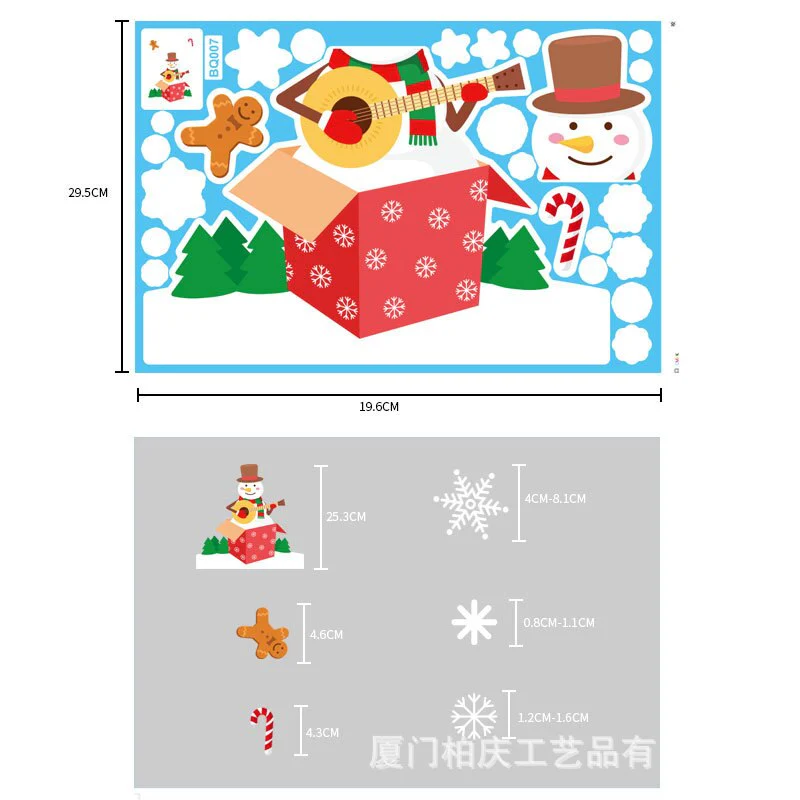 HULIANFU Wooden Christmas Door Wreath Oranments Wall Xmas Dec Merry Christmas Decor For Home  Happy New Year Naviidad Door Wreath - Deanwangkt