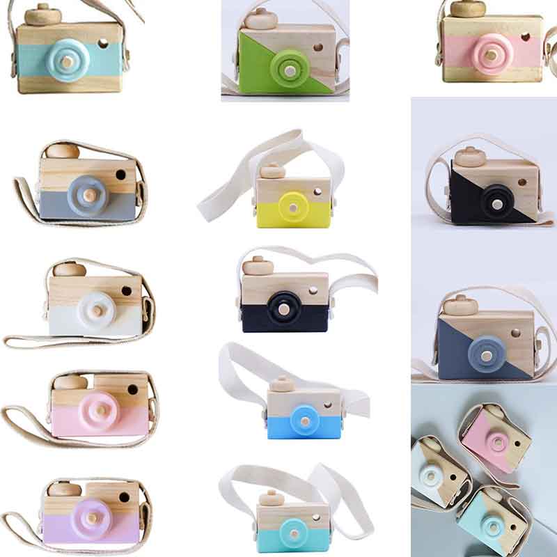 HULIANFU Nordic European Style Camera Toys Baby Kids Room Decor Furnishing Articles Child Christmas Birthday Wood Gifts - Deanwangkt