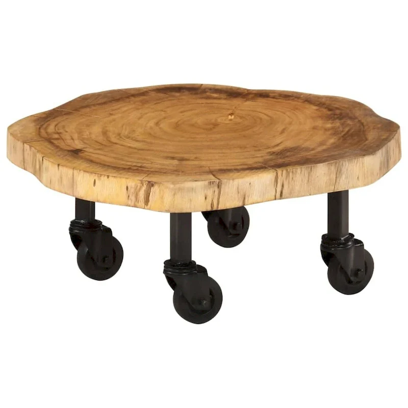 vidaXL Coffee Table Solid Wood Acacia 23.6x21.7x9.8