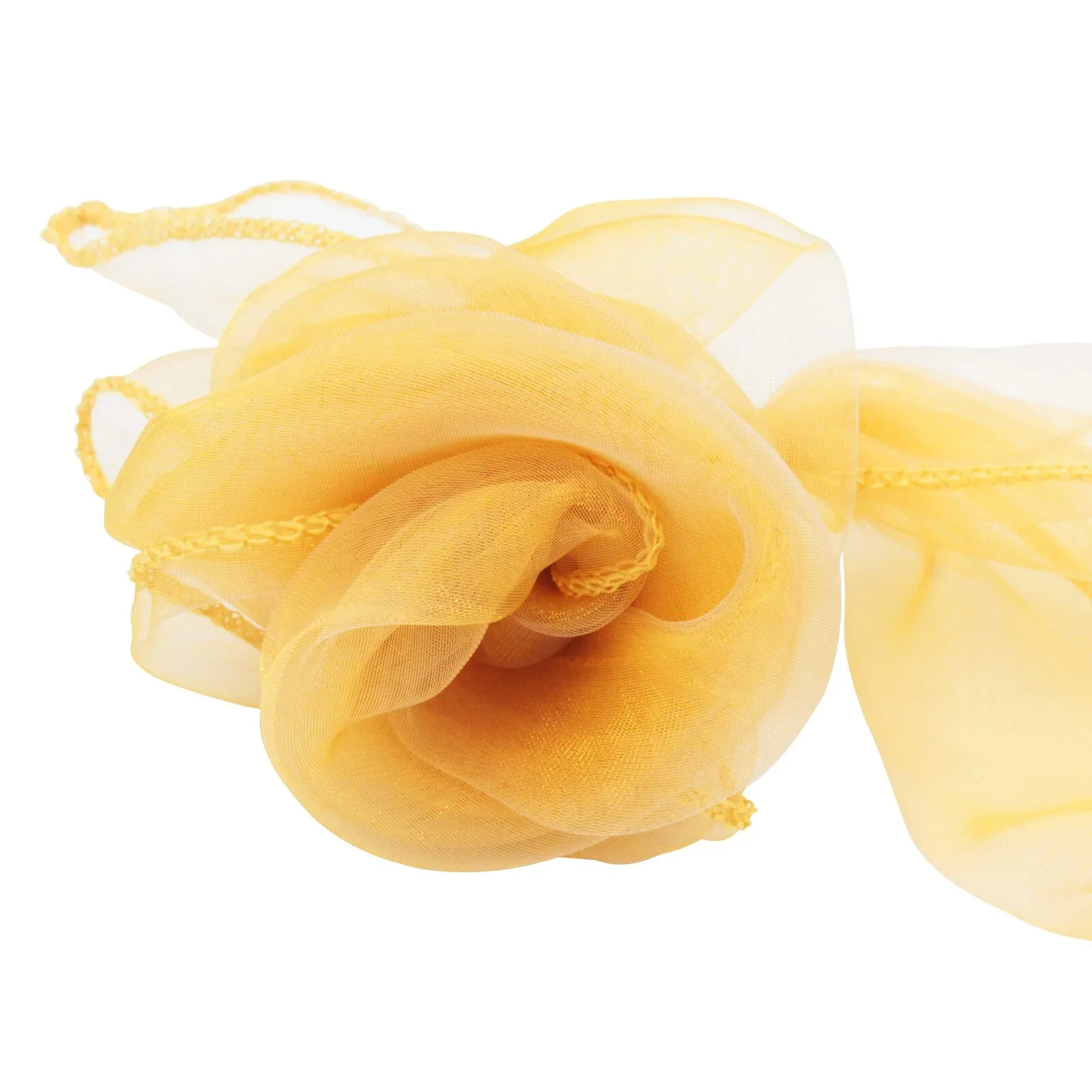 HULIANFU Organza Chair Sashes Bow Chair Covers Organza Fabric DIY Knot Chair Tie for Party Events Wedding Decoration 18cmx275cm - Deanwangkt