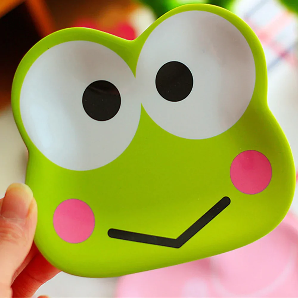 HULIANFU Mini Dish Frog Star Shape Cat Plate Tableware Miniatures Cup Plate Dish Or Snacks Fruit Sushi Plate Cute Cartoon Tableware - Deanwangkt