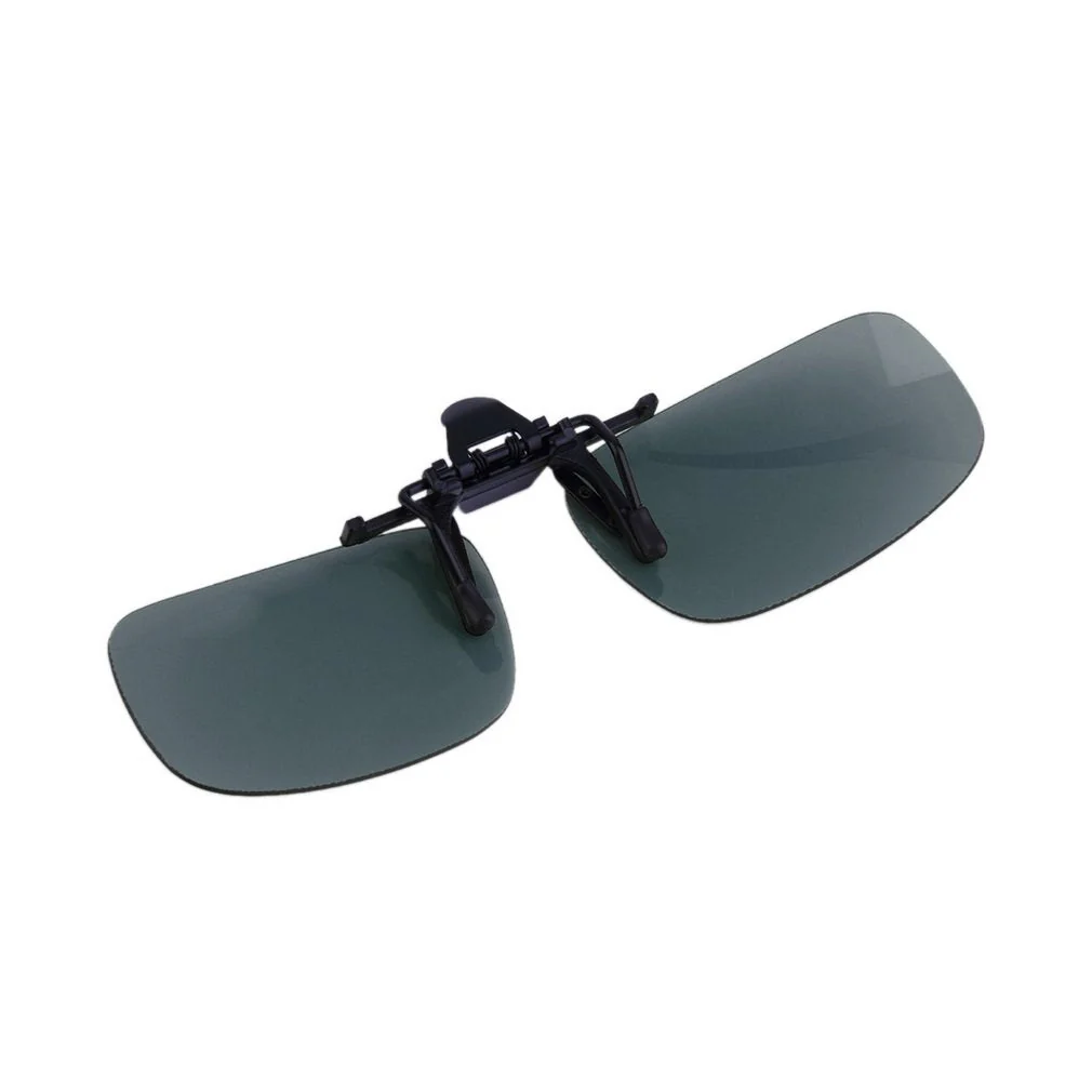 HULIANFU Unisex Clip Polarized Sunglasses Driving Night Vision Clip-on Flip-up Lens Sunglasses Cool Eyewear Clip On Lens Anti-UV 400 - Deanwangkt