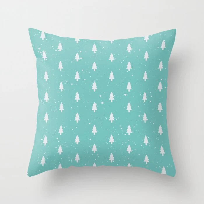 HULIANFU Super Hot Hipster Light Blue Green Mint Cushion Cases Modern Geometry Print Boho Decorative Pillowcase Sofa Couch Throw Pillows - Deanwangkt