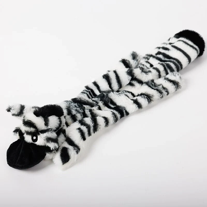 HULIANFU New Cute Plush Toys Squeak Pet Wolf Rabbit Animal Plush Toy Dog Chew Squeaky Whistling Involved Squirrel Dog Toys - Deanwangkt