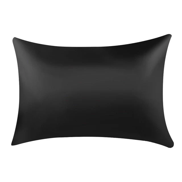 HULIANFU Pure Emulation Silk Satin Pillowcase Comfortable Pillow Cover Pillowcase For Bed Throw Single Pillow Covers - Deanwangkt