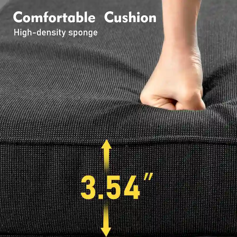 XIZZI 6-piece Patio Wicker Furniture Set with Fire Pit Table