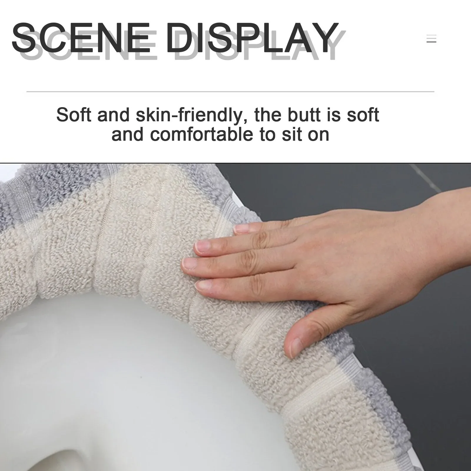 HULIANFU NEW Toilet Seat Mat Set Bathroom Universal Warm Soft Washable Closestool Mat Seat Case Winter Warmer Mat Pad Bidet Covers - Deanwangkt