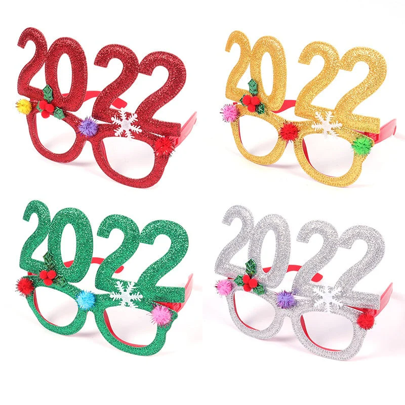 HULIANFU 2026  Christmas Headbands Christmas Tree Reindeer Antlers Hairband Xmas Party Kids Hairhoop  Christmas Glasses Photo Booth Props - Deanwangkt