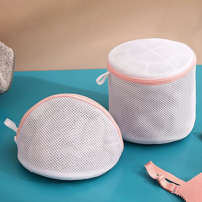 HULIANFU Washing Machine Laundry Bags Underwear Organizer Travel Portable Bra Storage Bag Polyester Mesh Washing Bag Home Laundry Product - Deanwangkt
