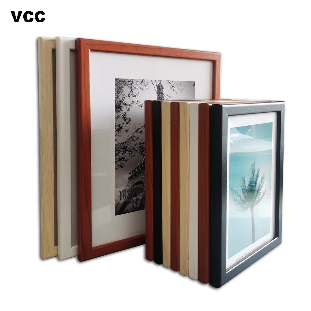 HULIANFU Photo Frame For Wall Picture Frame 9x13 13x18 20x25cm Pleix Glass Inside Classic Frames For Pictures - Deanwangkt