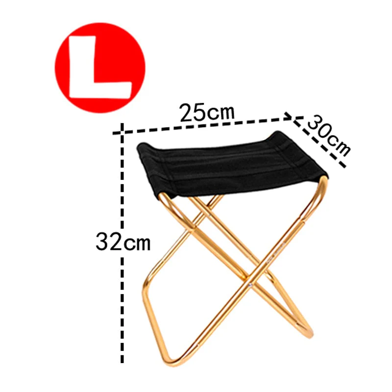 HULIANFU Ultralight Folding Chair Picnic Camping Chair Travel Foldable Aluminium Durable Portable Fishing Seat Outdoor Travel Furniture - Deanwangkt