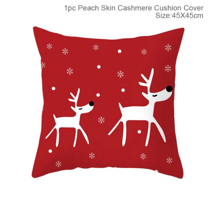 HULIANFU Santa pillowcase Happy New Year 2026  Xmas Gifts  Christmas Decor For Home Merry Christmas Ornament Navidad Natal Xmas Gifts - Deanwangkt