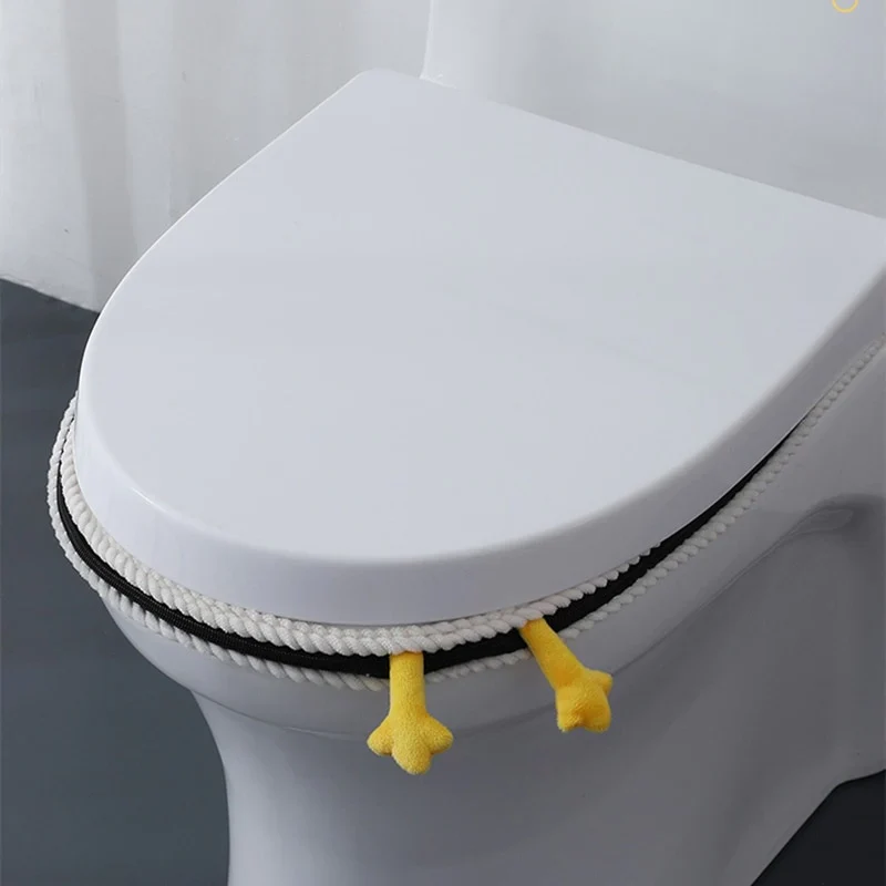 HULIANFU NEW Hot Sale Comfortable cartoon bathroom Toilet Seat Cover Winter Toilet Cover Household Closestool Mat Seat Case Lid Cover - Deanwangkt