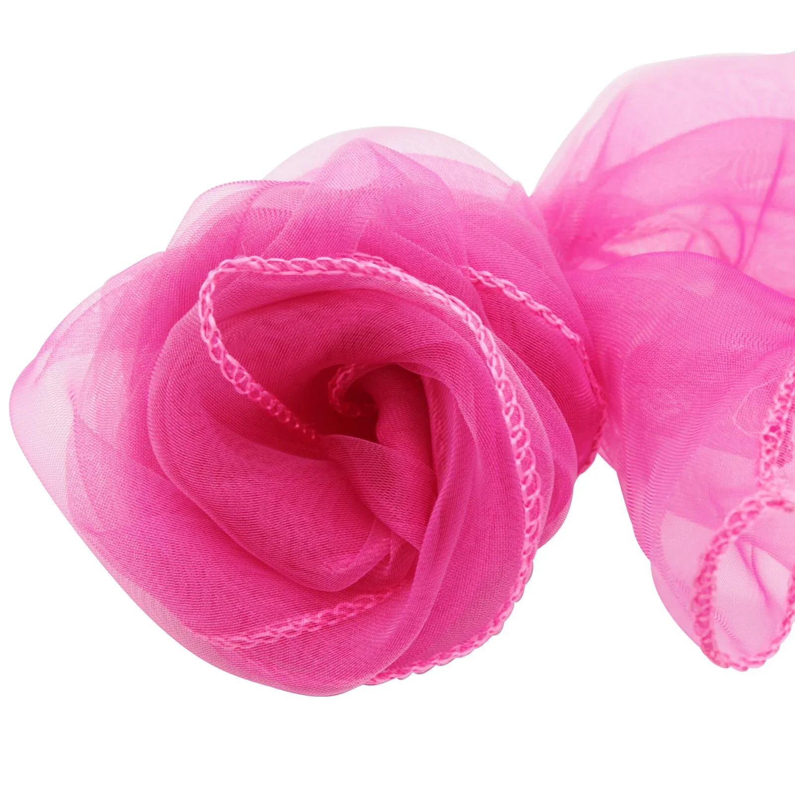 HULIANFU Organza Chair Sashes Bow Chair Covers Organza Fabric DIY Knot Chair Tie for Party Events Wedding Decoration 18cmx275cm - Deanwangkt