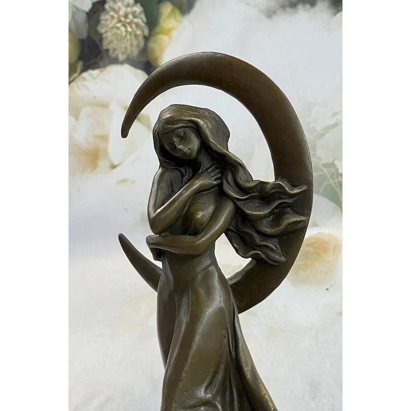 Aphrodite ~ Goddess Of Love Beauty Venus Beautiful Genuine Bronze Statue 10 Inches