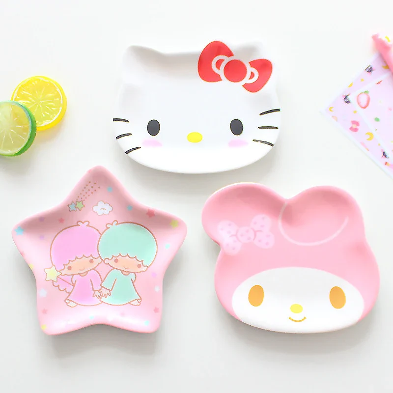 HULIANFU Mini Dish Frog Star Shape Cat Plate Tableware Miniatures Cup Plate Dish Or Snacks Fruit Sushi Plate Cute Cartoon Tableware - Deanwangkt