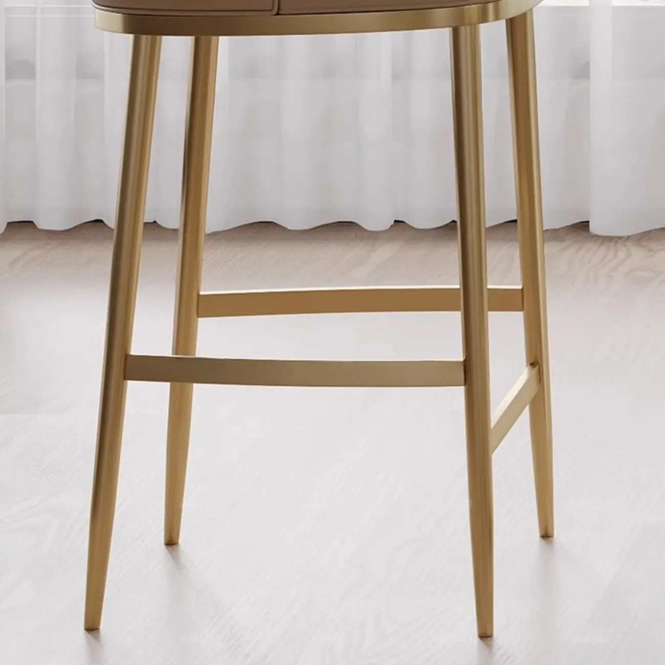 Mid Century Modern Leather Bar Stools Counter Height