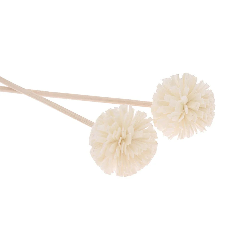 HULIANFU Primary Color Flower Shape No Fire Aromatherapy Rattan For Reed Diffuser Replacement Sticks Home Bathroom Decoration - Deanwangkt