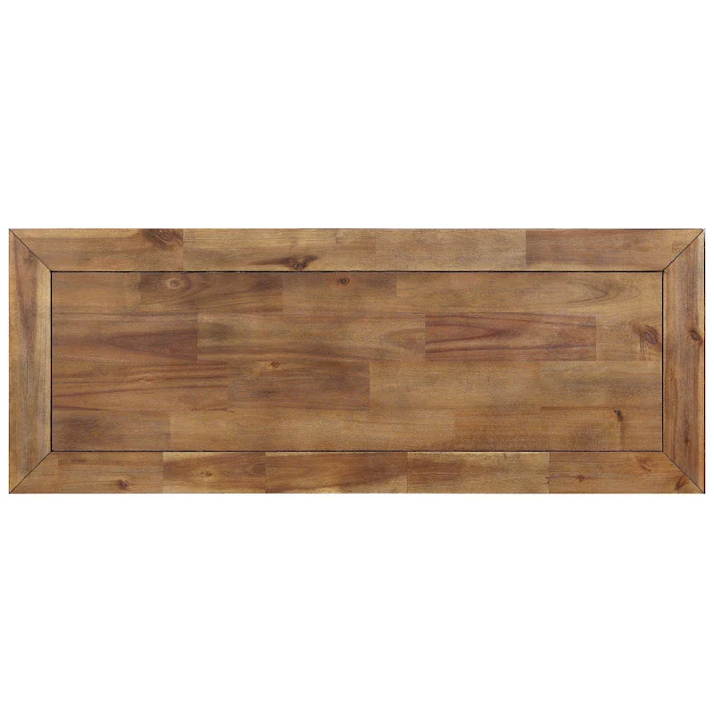 Steve Silver Leyburn Industrial Wood and Metal Console Table