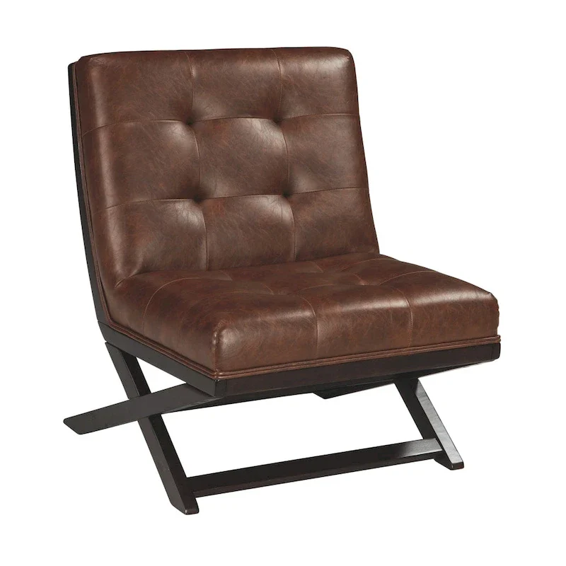 Sidewinder Casual Faux Leather Accent Chair