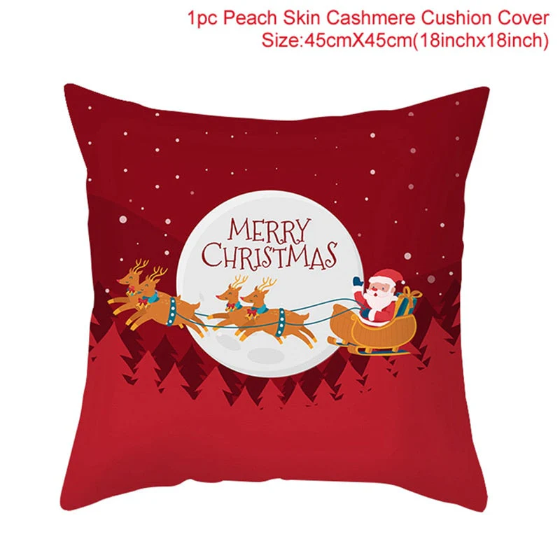 HULIANFU Santa pillowcase Happy New Year 2026  Xmas Gifts  Christmas Decor For Home Merry Christmas Ornament Navidad Natal Xmas Gifts - Deanwangkt