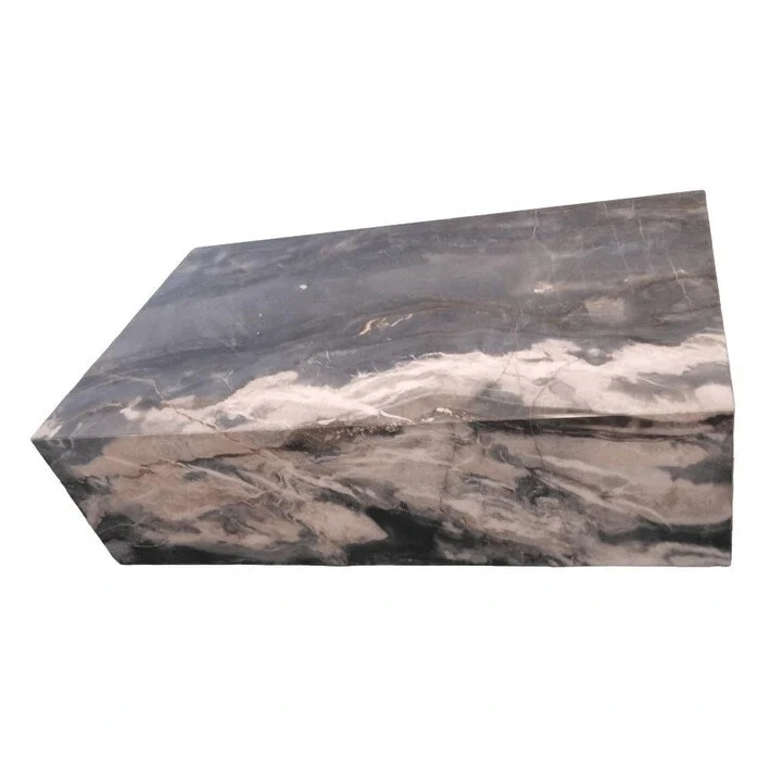 BETACH Genuine Marble Block Coffee Table - Phantom Black Marble