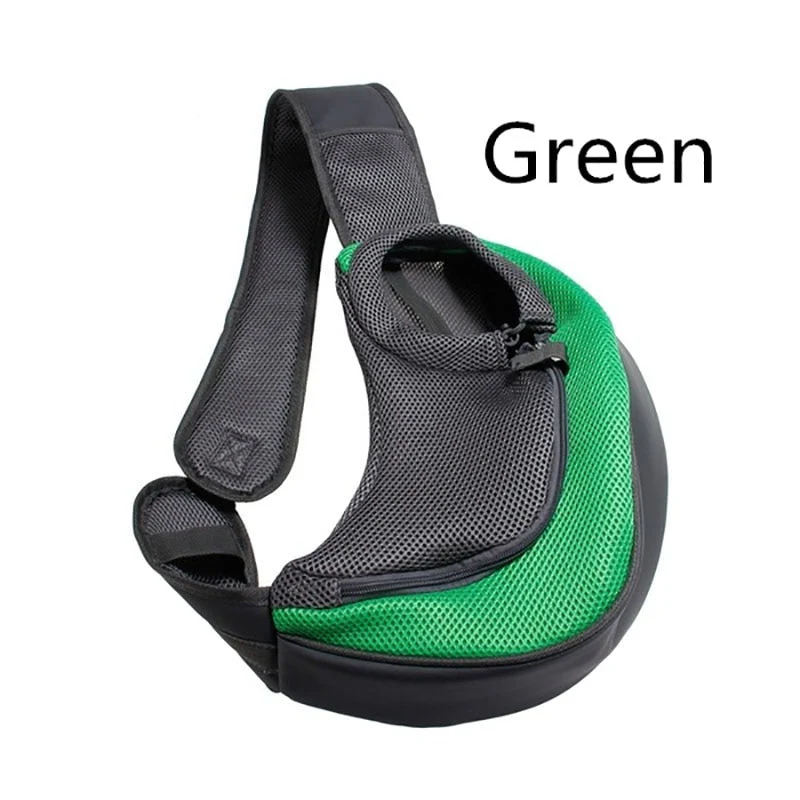 HULIANFU Pet Puppy Carrier S/L Outdoor Travel Dog Shoulder Bag Mesh Oxford Single Comfort Sling Handbag Tote Pouch - Deanwangkt