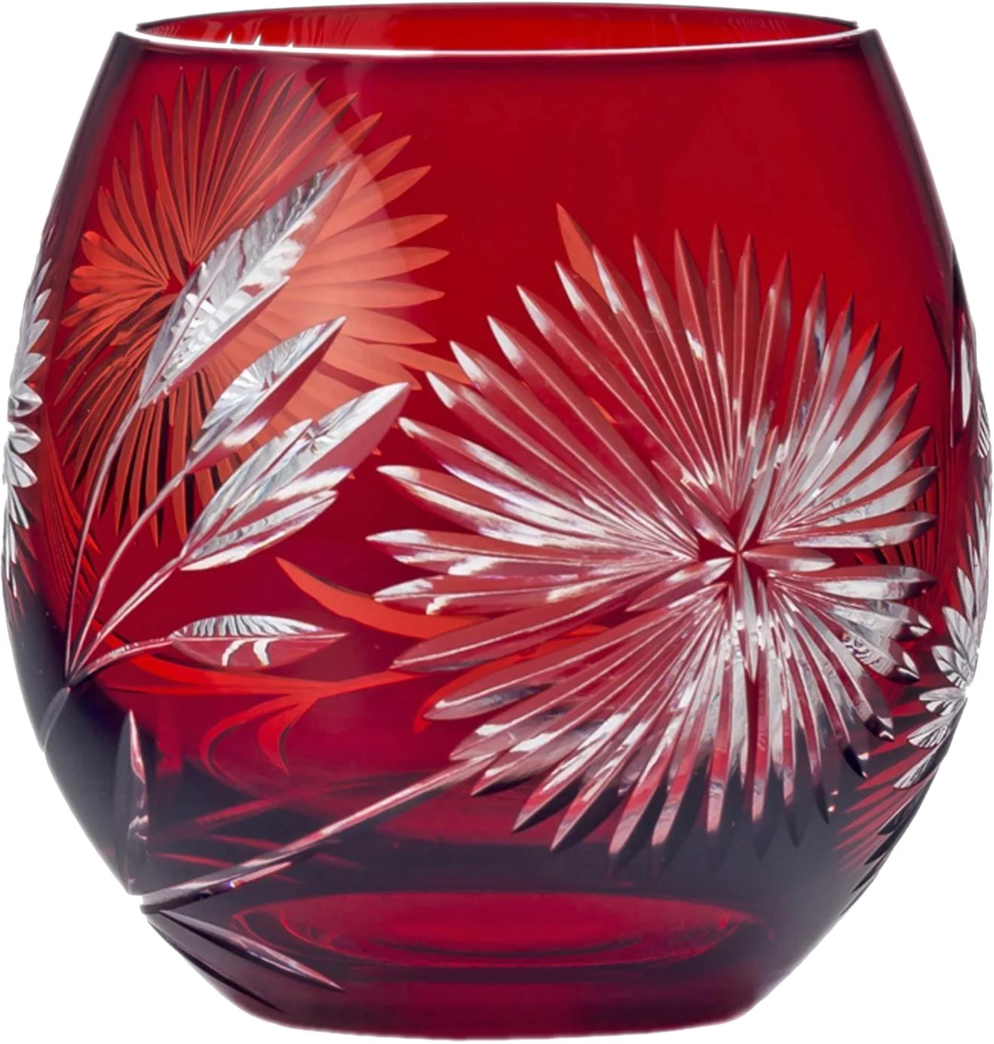 HULIANFU Japanese Edo Kiriko Handmade Wine Glassware Satsuma Kiriko Whisky Glass Sake Cup 8oz Water Cup In Gift Box - Deanwangkt